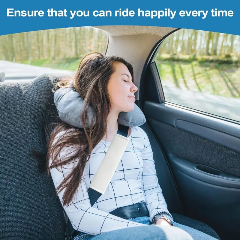 

Накладки на ремни безопасности автомобиля, 2 шт., удобный ремень, защита плеч, нескользящий дышащий эргономичный удобный протектор для грузовиков, пожилых людей