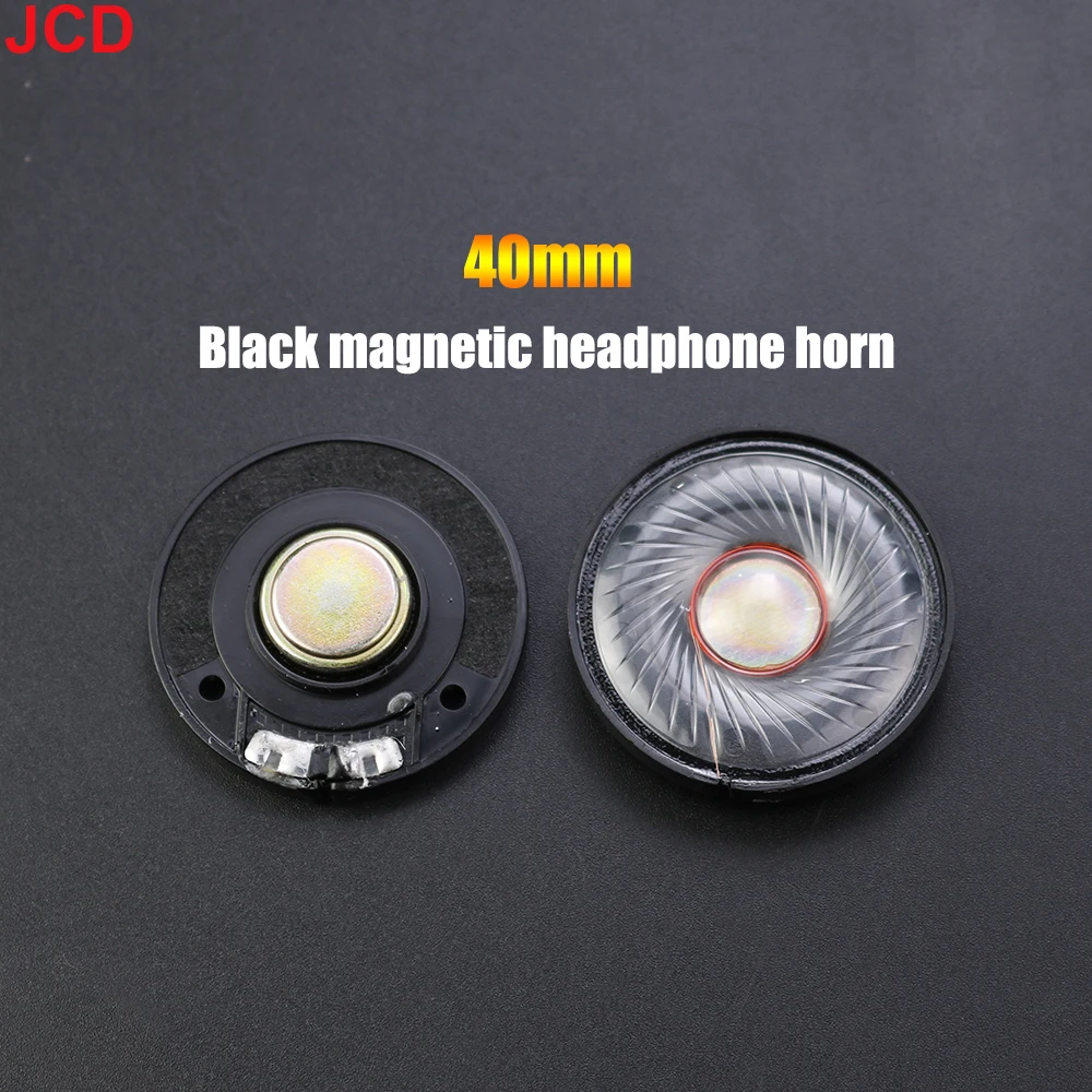 JCD 1pcs 27mm 30mm 40mm 50mm Driver Hifi Bluetooth White Magnetic Headphone Speaker High-end Earphone Diy Loudspeaker  Parts