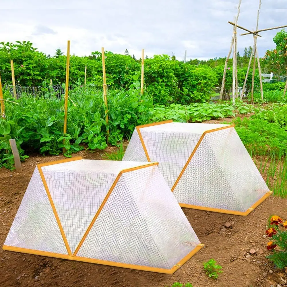 Row Accelerator Greenhouse Accelerator Cover Protect Plants Reusable Plant Protector Foldable Plant Net Cage