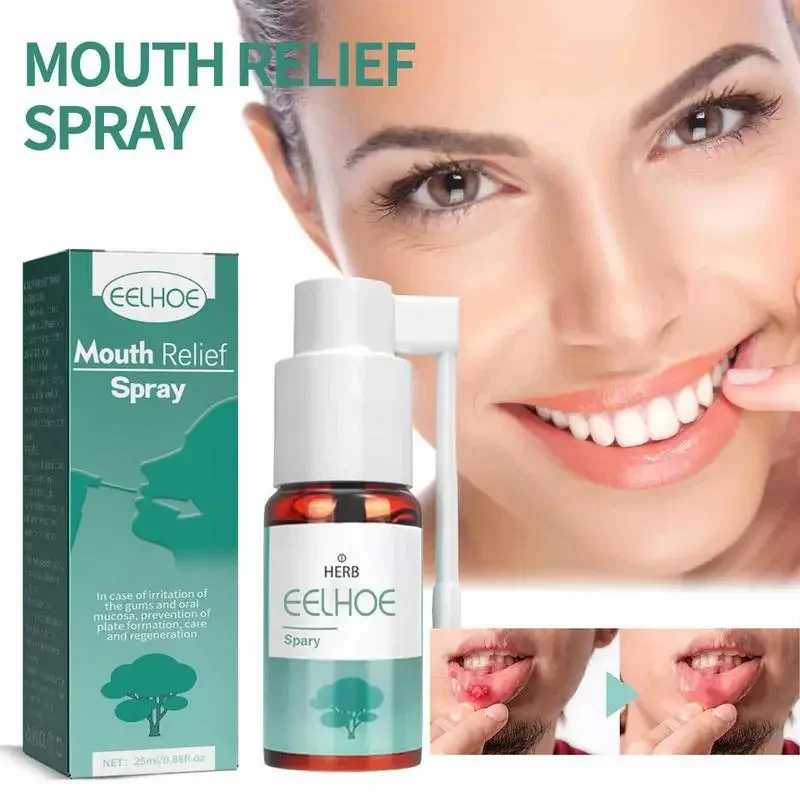 Spray per mal di denti Spray orale allevia le gengive gonfie sanguinanti Rimozione del dolore al dente Periodontite Carie dentali Spray per alleviare la bocca