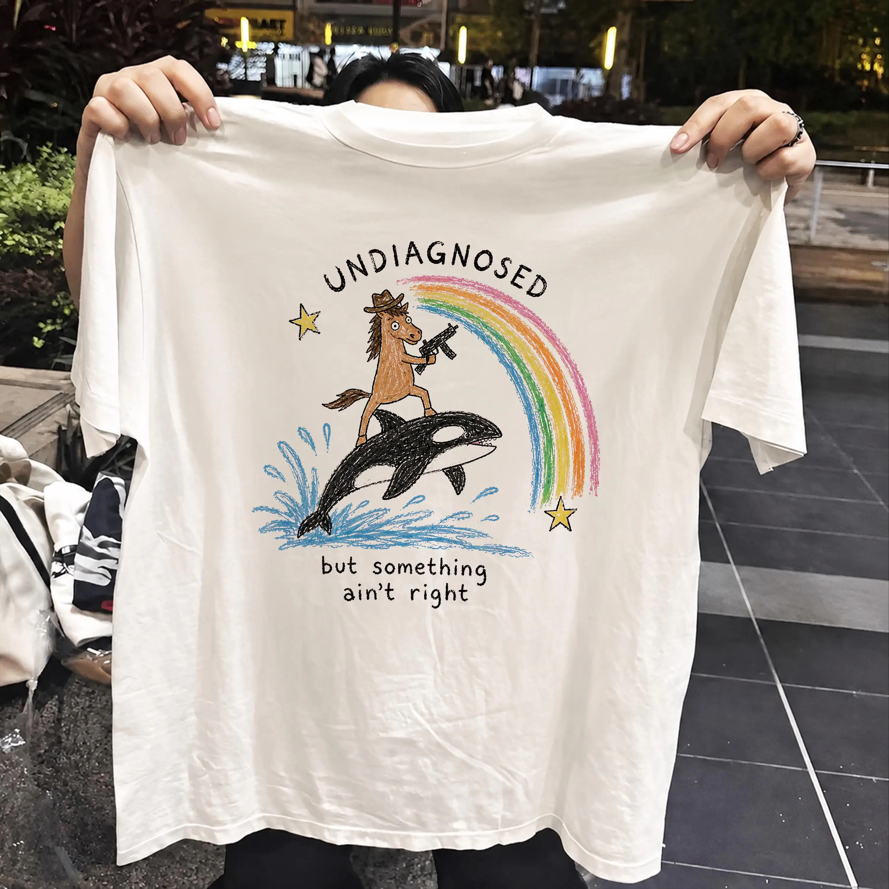Sarcastic Undiagnosed But Something Ain't Right T-Shirt, Mental Health Humor, Retro Vintage, Sarcastic Humor Shirt