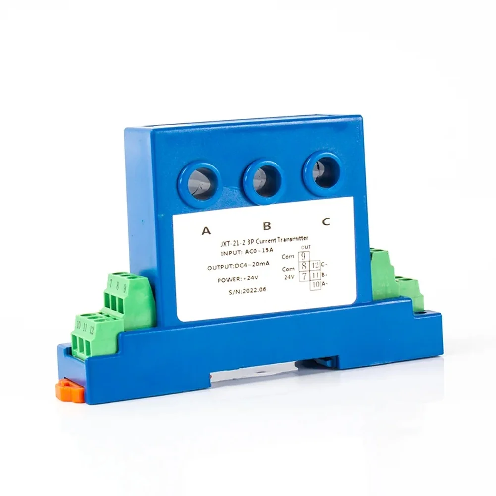 Three-Phase AC Current Transmitter for Power Monitoring Systems Supporting 50Hz Sinusoidal Input and 2.5kV Isolation