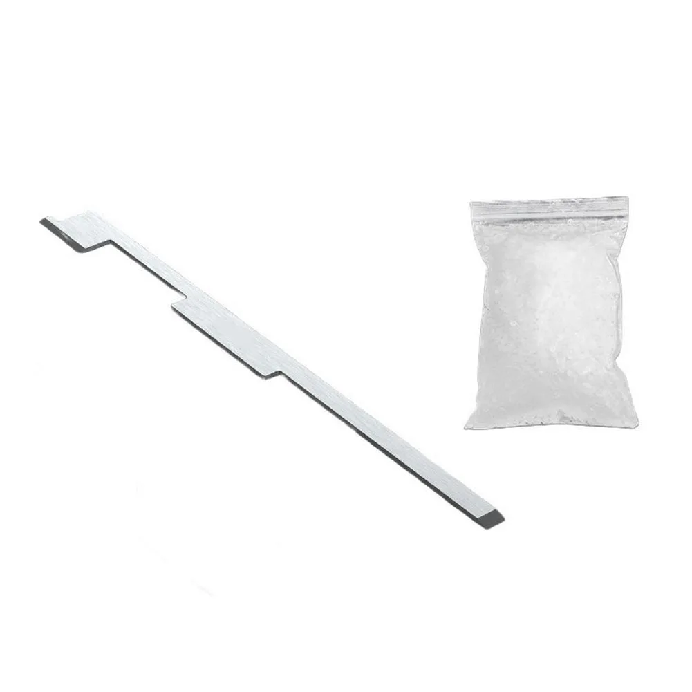 User-friendly Handle Dual-Headed Scraper Essential For Woodworking Dual-headed Stainless Steel Scraper Epoxies