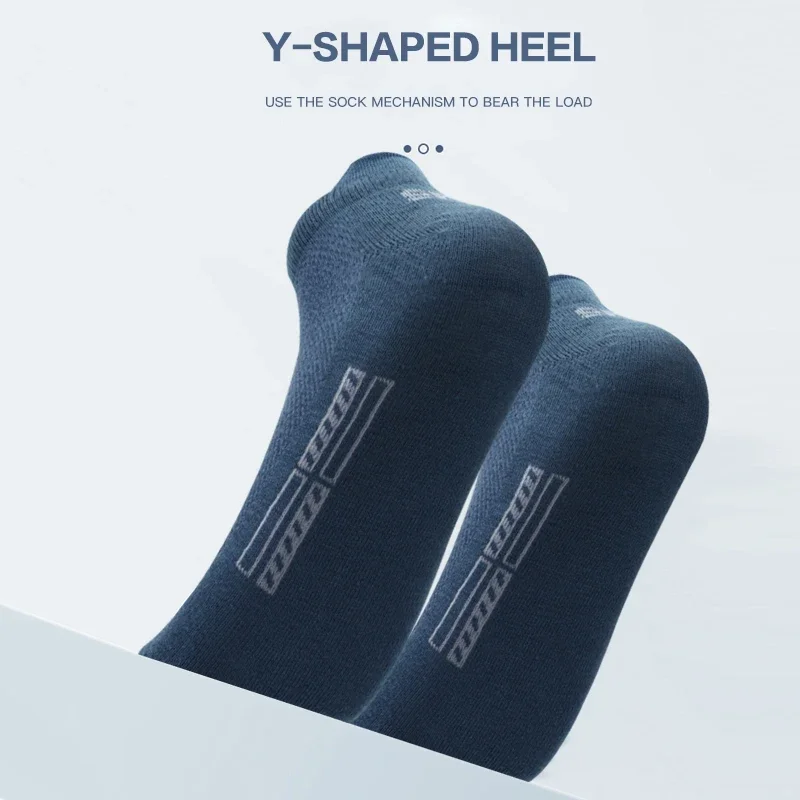 5켤레 고품질 남성 발목 양말 통기성 면 스포츠 양말 메쉬 캐주얼 운동 여름 얇은 짧은 양말 사이즈 38-46