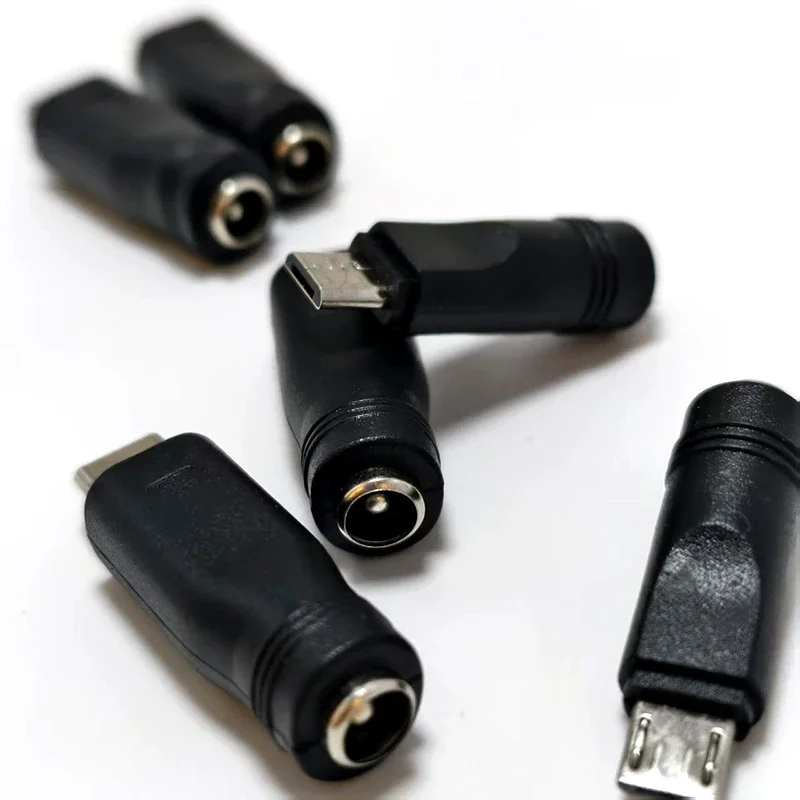 1/5/10PCS 5V DC 5.5 * 2.1 mm Power Jack Type-c/Mini/Mirco*5521 Type USB DC Power Connector Adapter