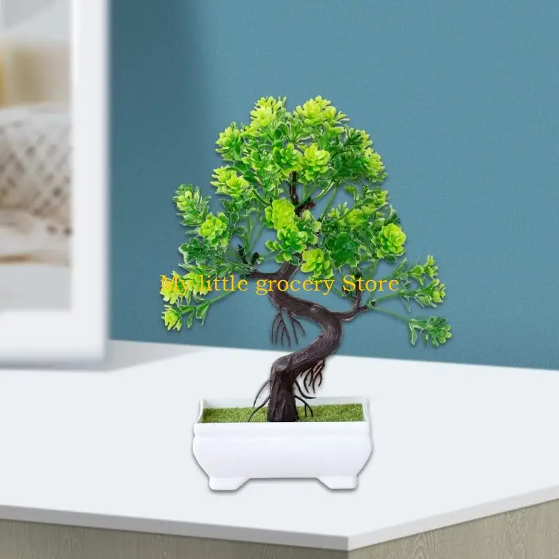 D5BD User Friendly Synthetic Mini Plant Decorative Plant for Functional Home Styling