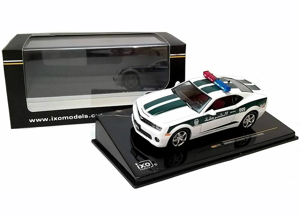 New IXO Models 1/43 Scale Camaro 2011 Dubai Police-Car Toys Diecast Model Car for collection gift