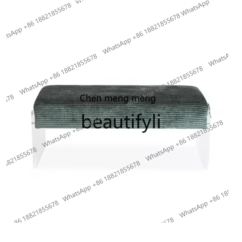 

Transparent acrylic, bedroom bedside, shoe change stool at the entrance, balcony casual sofa stool H
