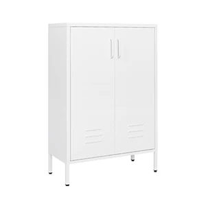 Home Furniture Steel Storage Filing Cabinet Glass Door Book Display Cupboard with High Feet