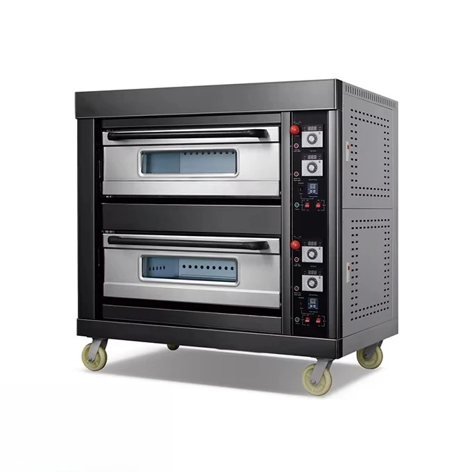 3 Deck 9 12 Trays Digital Control Commercial   Deck Oven Bread Baking Oven Equipment For Professional Bakery