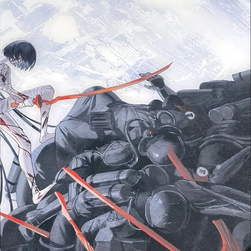 SYCHE GEAR MID-01 Yeku アニメ E スポーツ 強化ガラス製マウスパッド