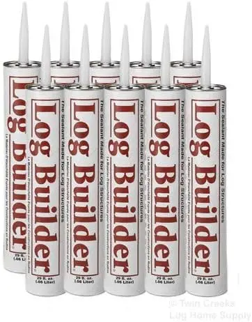 Log Builder Log Caulking 29 Oz Tubes Case 10 - Woodtone F