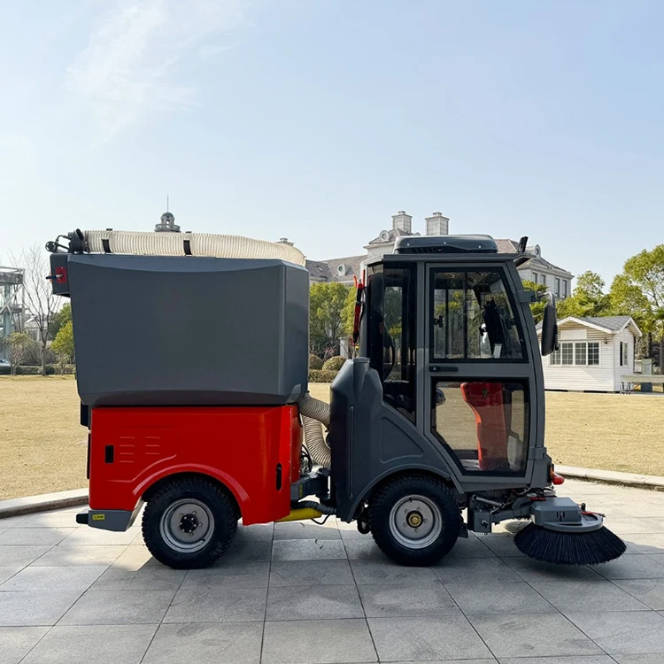 FS4000 New Ride on Vacuum Sweeper Automatic Floor Sweeper Industrial Road Sweeper