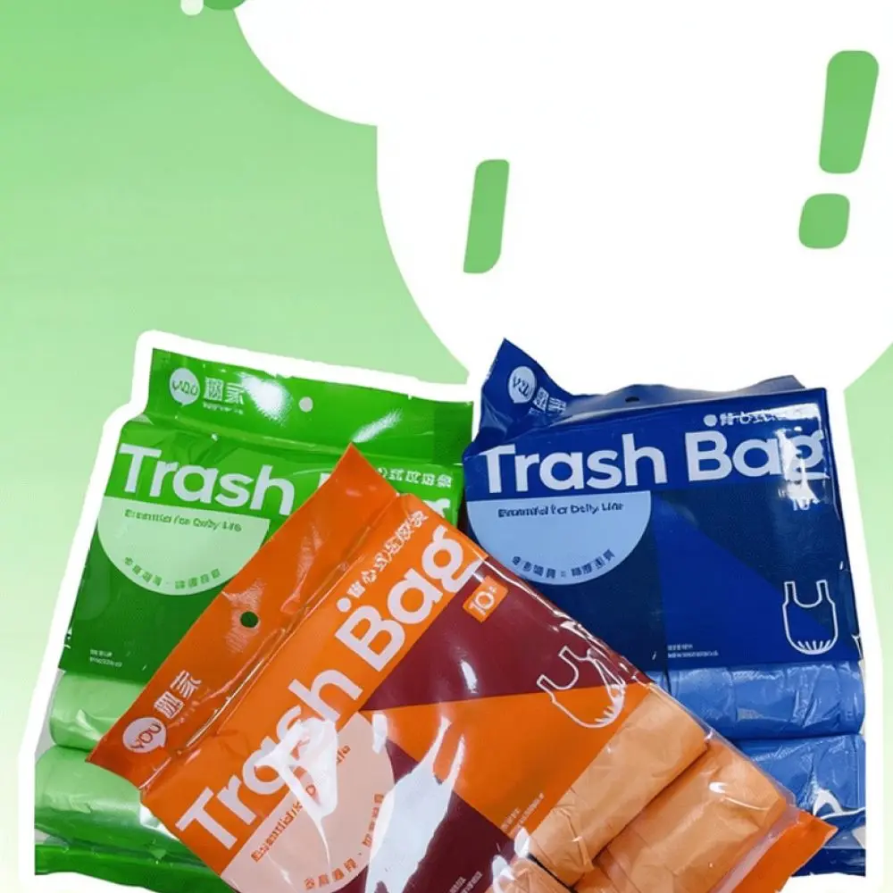 Durable Waste Disposal Bags For JieMeiSen Thickened Vest Style Handles Portable Household Kitchen Trash Liners