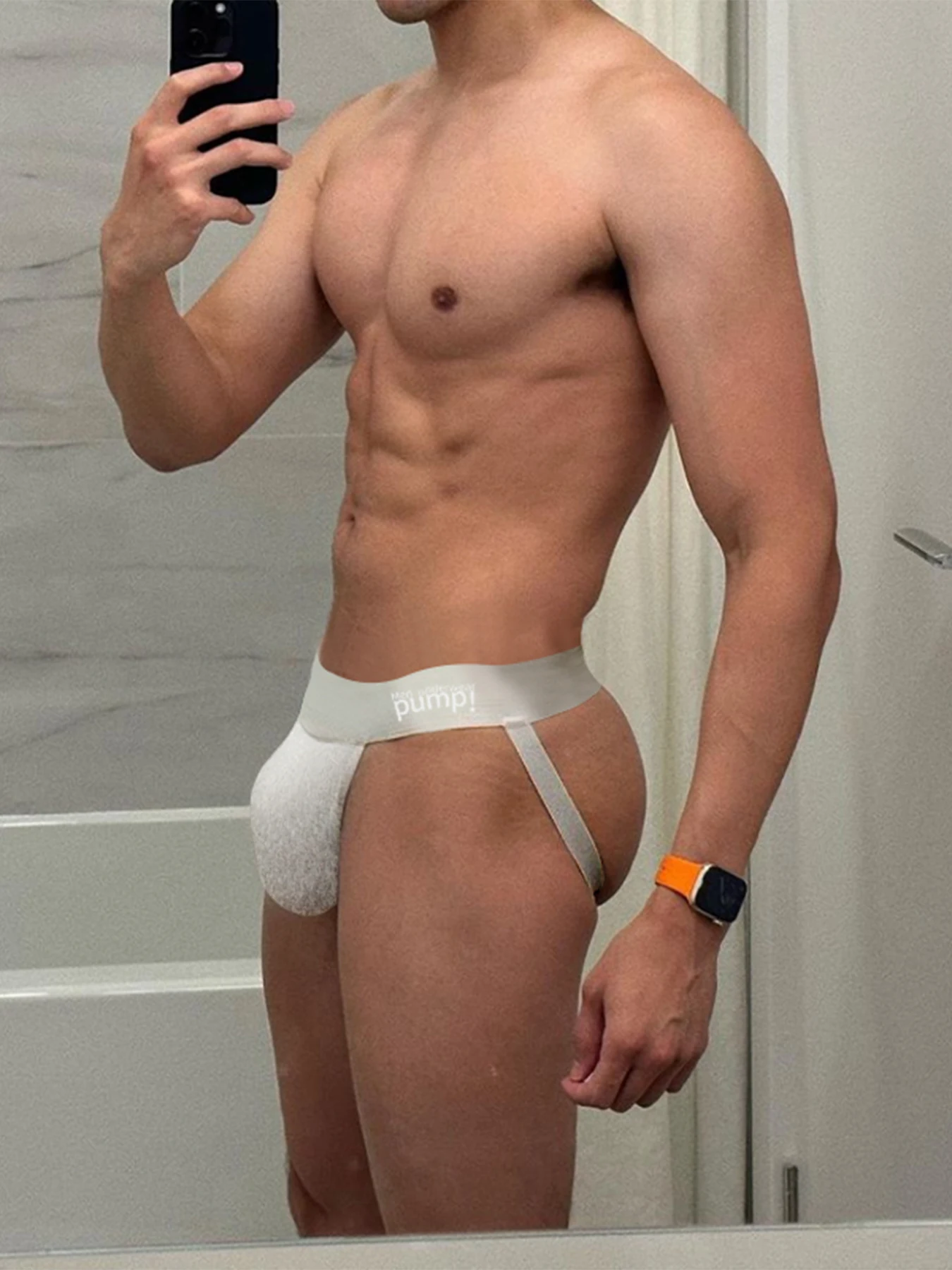 4Pcs Mixed Colors Men Sexy Thong Low Waist Men's Breathable Underwear Hip-lifting Cotton Jockstrap Sissy Underpants
