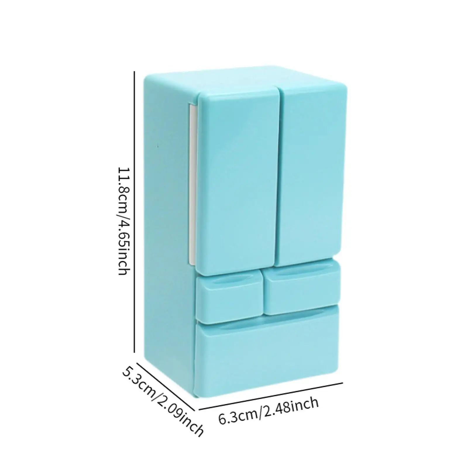 1:12 Miniature Dollhouse Refrigerator Dollhouse Accessories Realistic Scene