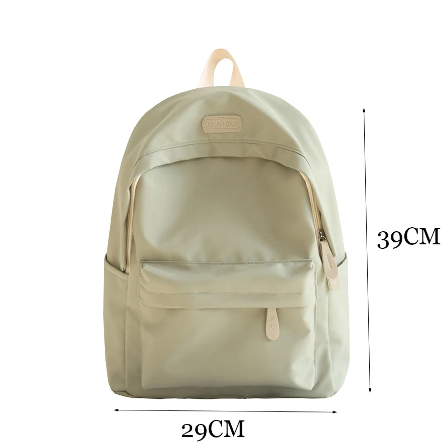 Mochilas de escuela secundaria bordadas personalizadas para niñas, mochila para computadora portátil para estudiantes universitarios, mochila escolar para mujeres, mochila para adolescentes, negro