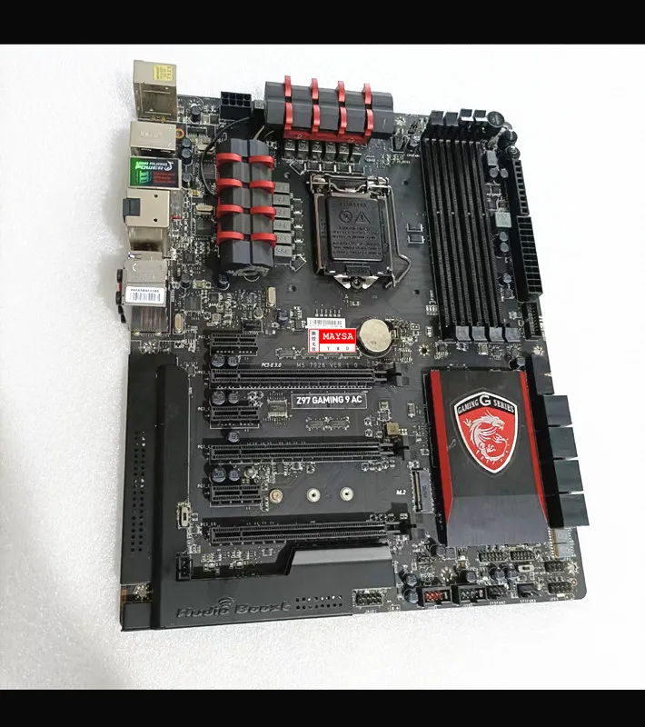 FOR MSI Z97 GAMING 9 AC original motherboard Z97 LGA 1150 DDR3 Socket LGA 1150 i3 i5 i7 DDR3 32G SATA3 USB3.0