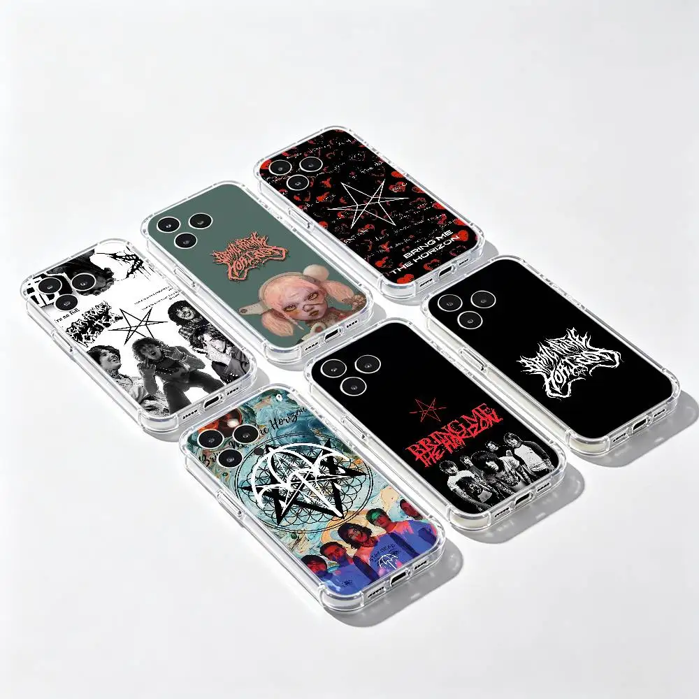 

B-BringS Me The HorizonS Bmth Phone Case Transparent IMD For IPhone 17 16 15 14 13 12 11 PRO MAX PLUS Mini Soft Cover