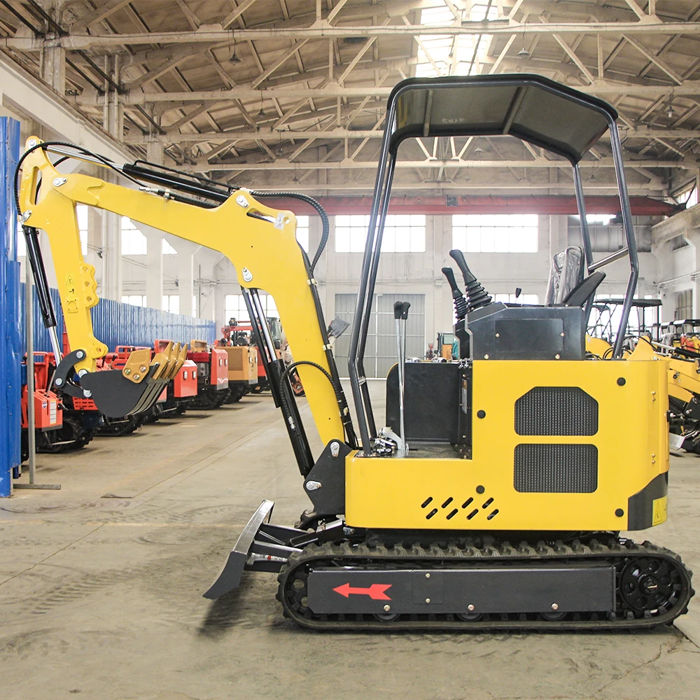 2 Ton Hydraulic Mini Excavator Agricultural Orchard 1 Ton Trench Small Digger 2000 Kg Diesel Home Use Mini Excavator Customized