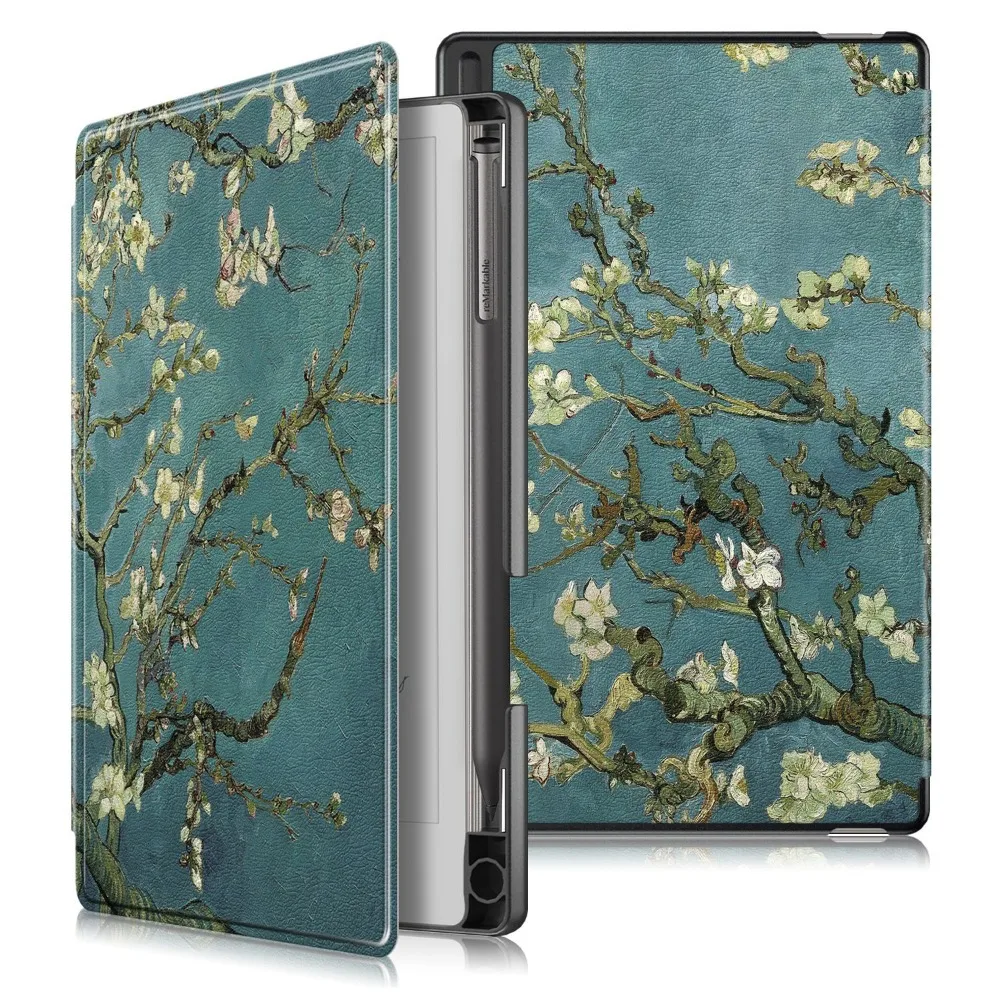 

Auto Wake/Sleep 7.3 Inch Case Wear-resistant Anti-fall Folio Cover Waterproof with Pen Slot for reMarkable Paper Pro Move