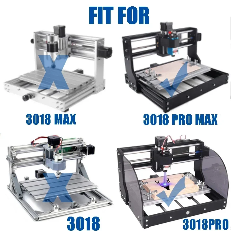 Cnc 3018プロ延長キットにアップグレード3018 3040レーザ加工機と互換性3018プロcnc彫刻フライス機