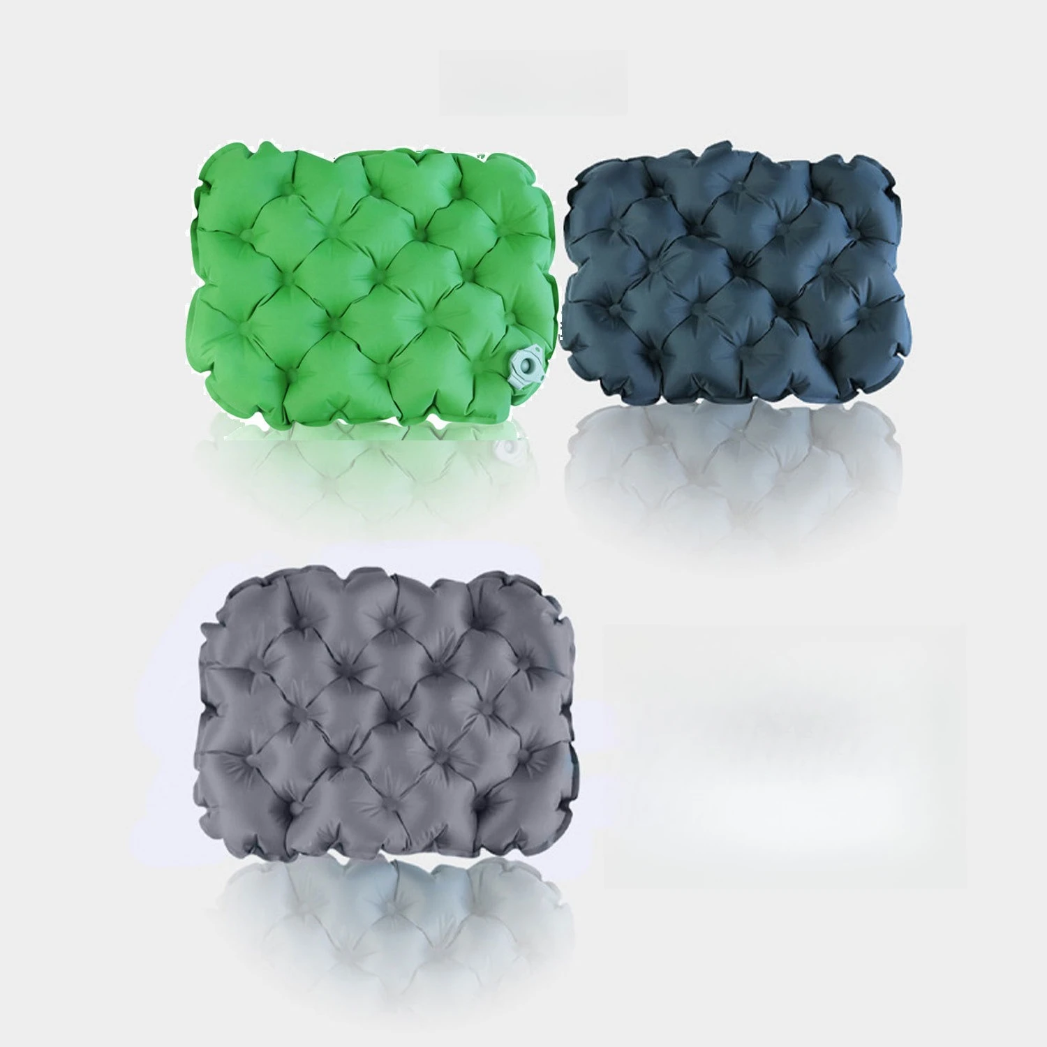 مرتبة قابلة للنفخ للجلوس في الهواء الطلق وسادة مقعد خفيفة الوزن للتخييم وسادة الجلوس حصيرة هوائية للمشي لمسافات طويلة وحقيبة الظهر