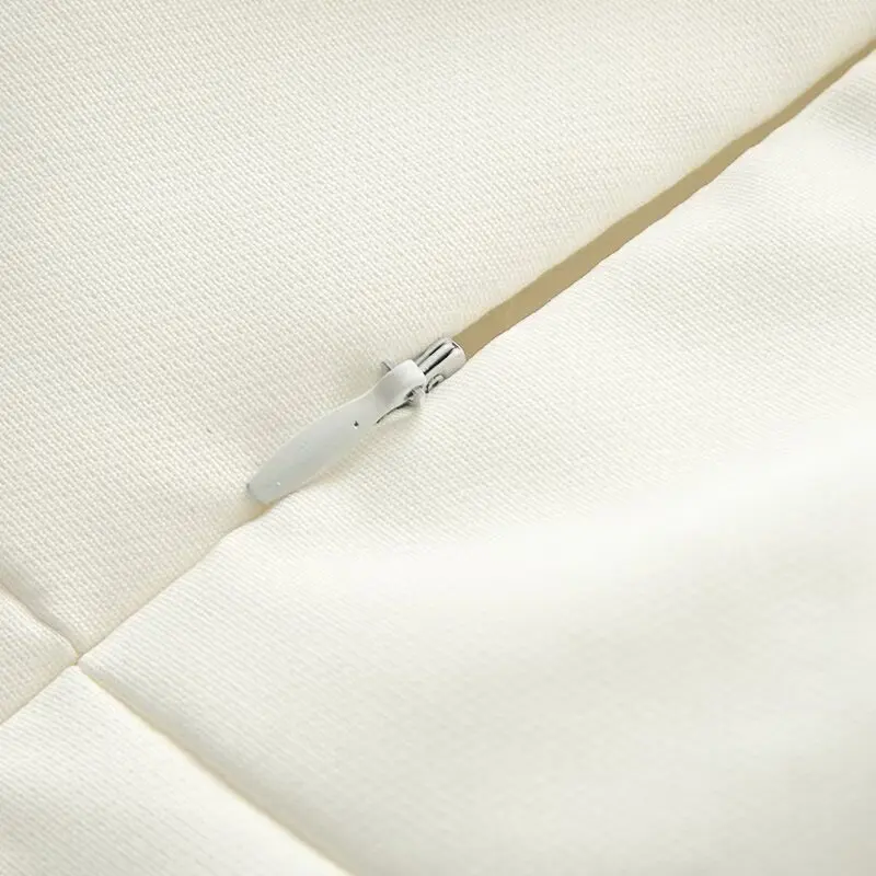 ZBZA Women's White Lace Long Skirt Set Sexy Sheath Vest Top High Waist See Through Lace Skirt Set Party Evening Dress Skirt Set