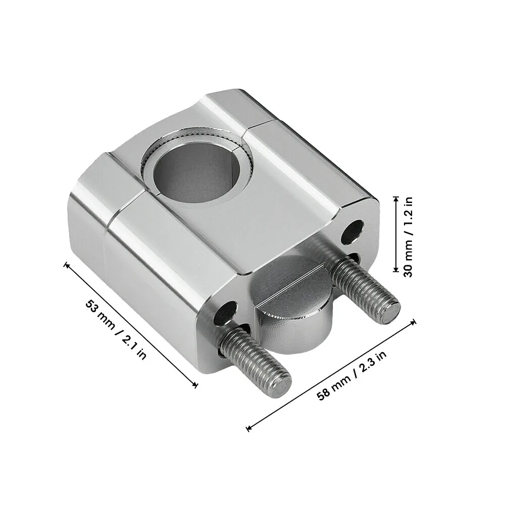 7/8 inch To 1 1/8 inch (22-28mm) for Dirt Bike ATV HandleBar-Fat Bar Mount Clamps Risers Adapter for Honda Yamaha -BMW