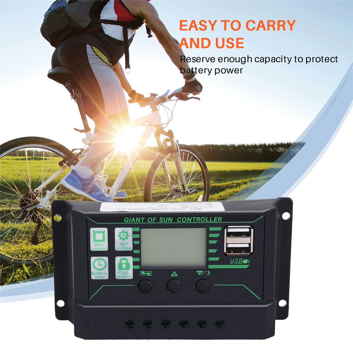 

KEKA 30W Solar Panel Car Van Boat Caravan Trickle Portable 12V Battery Charger with 100A Controller