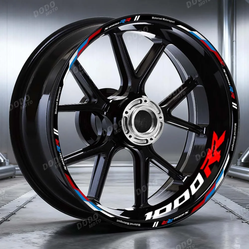 Reflective Motorcycle Wheel 17″ Sticker Motorrad Rim Decorative Decals Accessories Waterproof For S1000RR s1000rr S 1000 RR