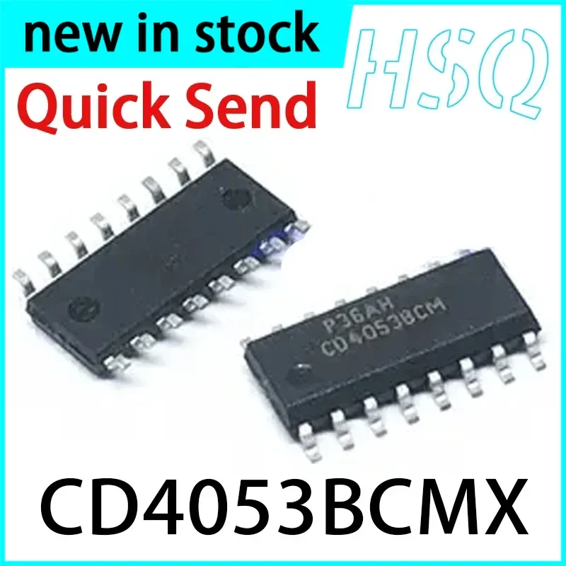 Multiplexeur résolveur IC CD4053BCM CD4053BCMX SOP-16, 5 pièces, nouveau