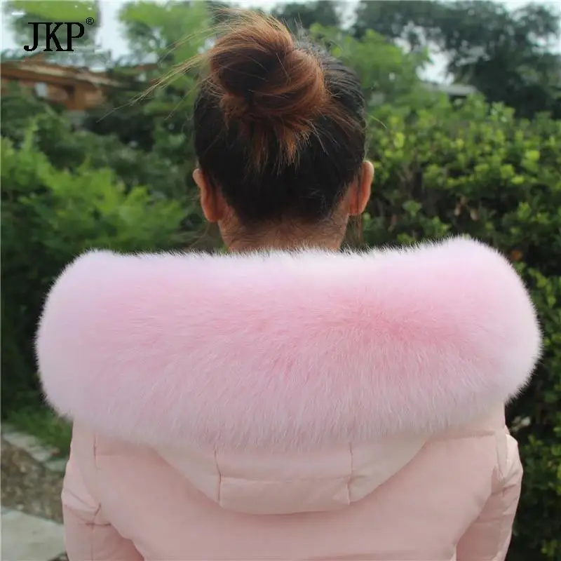 

New Genuine fox fur collar oversizedwinter real fox fur collar Multicolor scarf