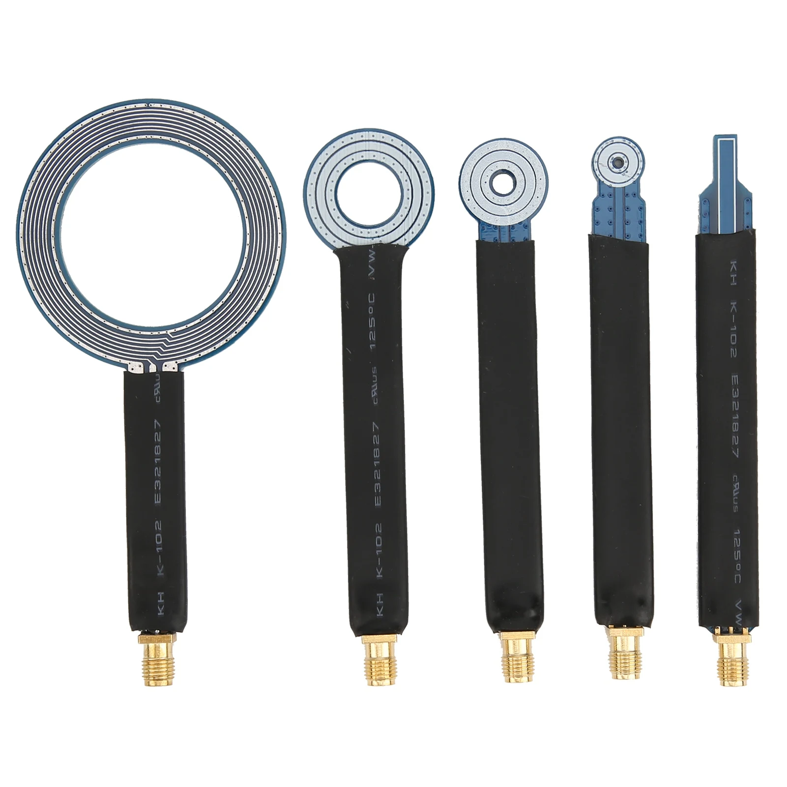 5Pcs Near‑Field Magnetic Field Probes Set SMA Conduction Radiation Test Antennas