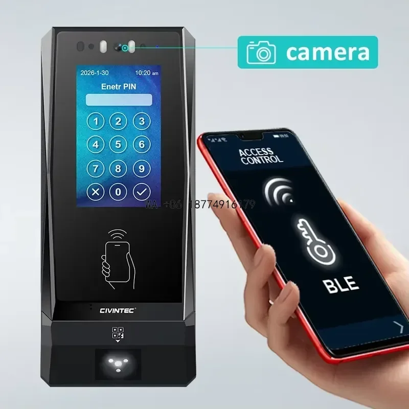 wmwmnu CT10 Wireless Facial Recognition Access Control Systems Products Time Attendance With RFID Tracking System For