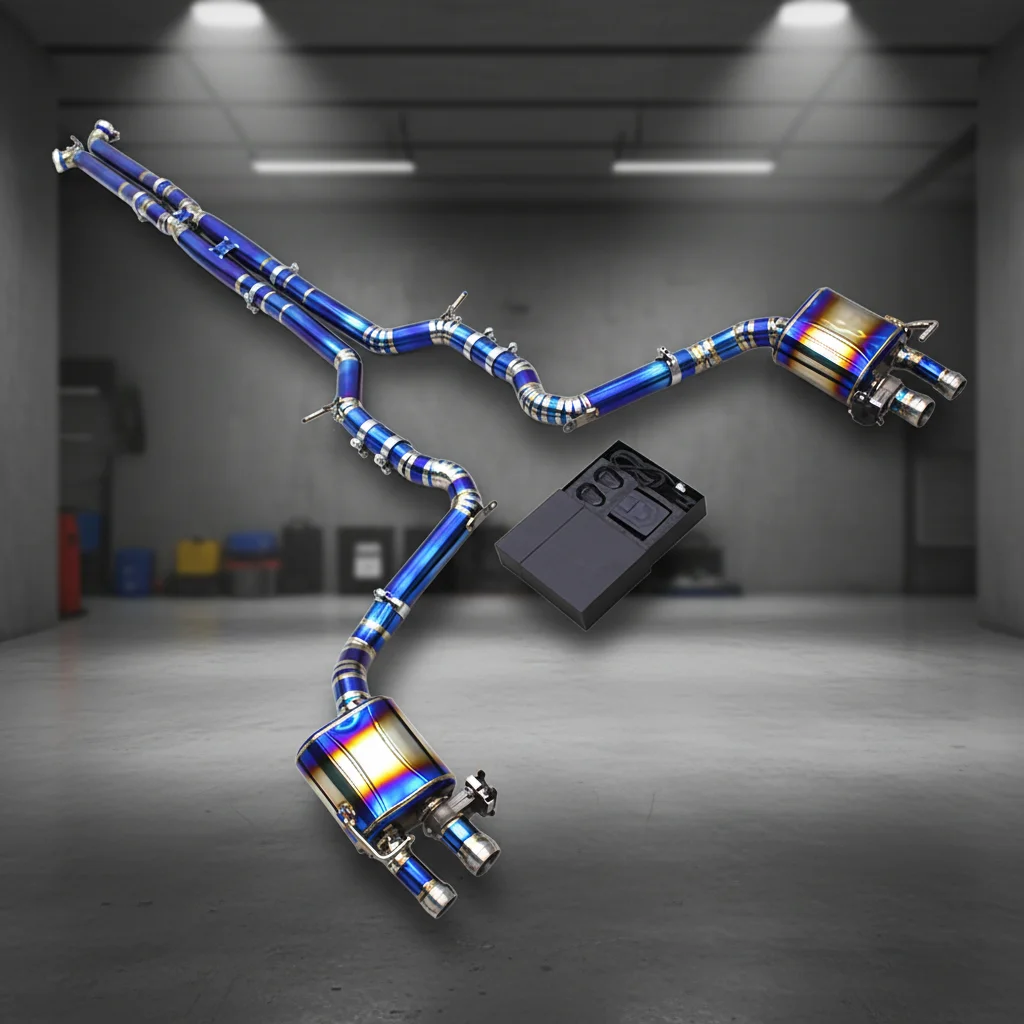 Custom Valved Sport Catback Mufflers For Bentley Continental GT V12 6.0T 2018-2024 Supersport Car Titanium Pipe Exhaust System