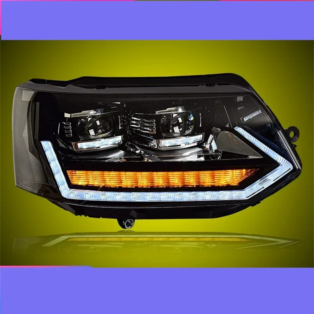 

Car Headlight assembly For 10-15 Volkswagen vw Caravelle Multivan T5 DRL daytime running light turn signal 2pcs