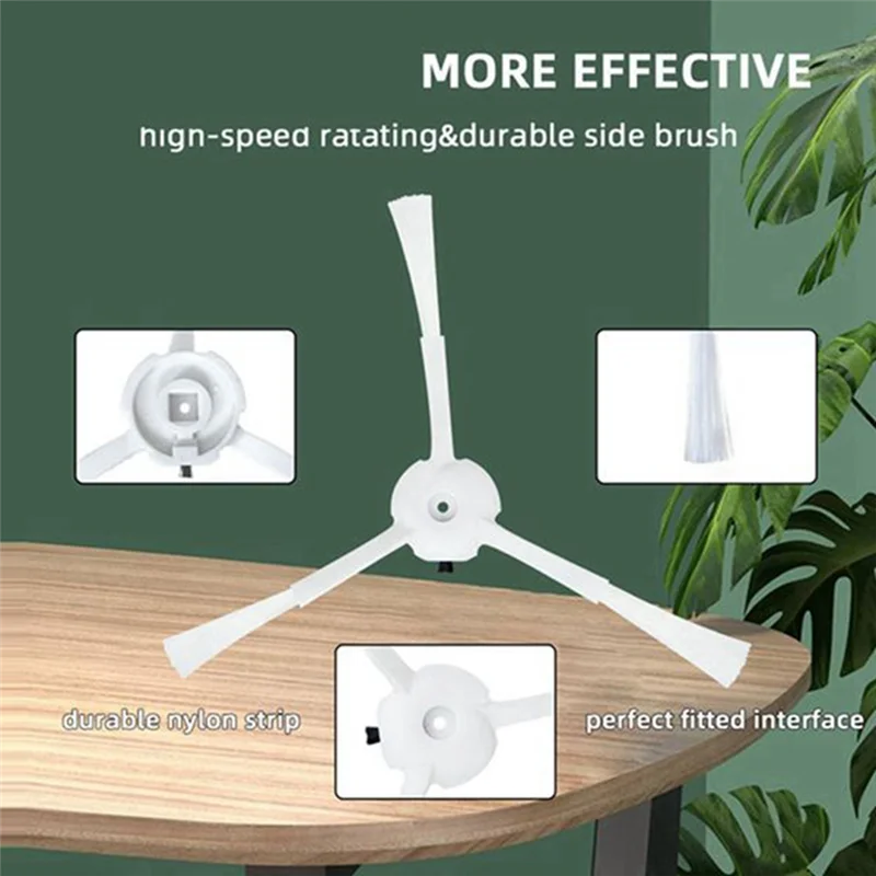 BBNV-8 Stück Ersatzteile Zubehör für Roborock P10 / Roborock Q Revo Roboter-Staubsauger Ersatzteile Seitenbürste