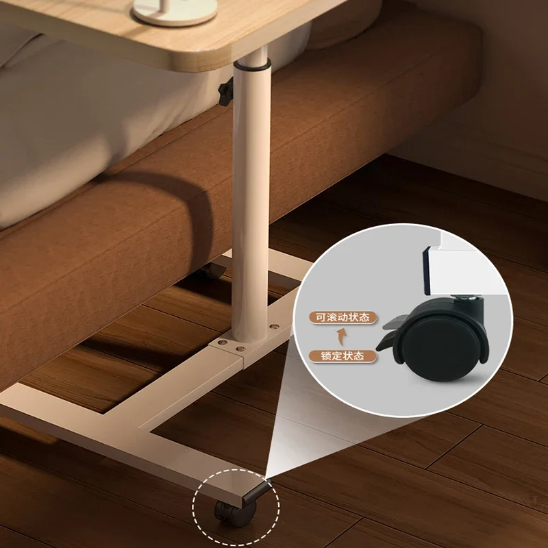 المحمول 58-89 سنتيمتر رفع للطي مكتب الكمبيوتر طاولة الدراسة ارتفاع قابل للتعديل مكتب الكمبيوتر اللفة صينية للسرير Scrivania الدائمة الأثاث #5