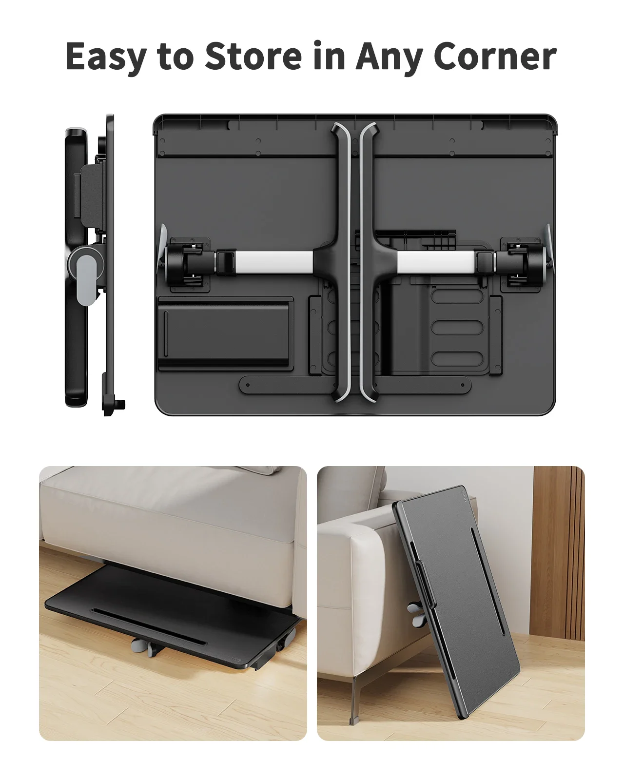 Table Bed Study Angle Adjustable Laptop Stand Laptop   Flexible Lap Desk Comput For Bed/car/sofa Saiji
