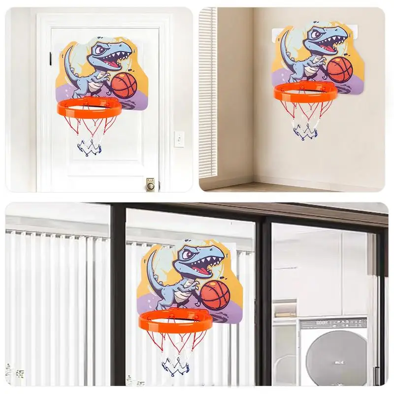 子供のための調節可能なバスケットボールフープ,屋内バスケットボールフープ,ライトアップ,折りたたみ式,小型,ポータブル,ドアの上