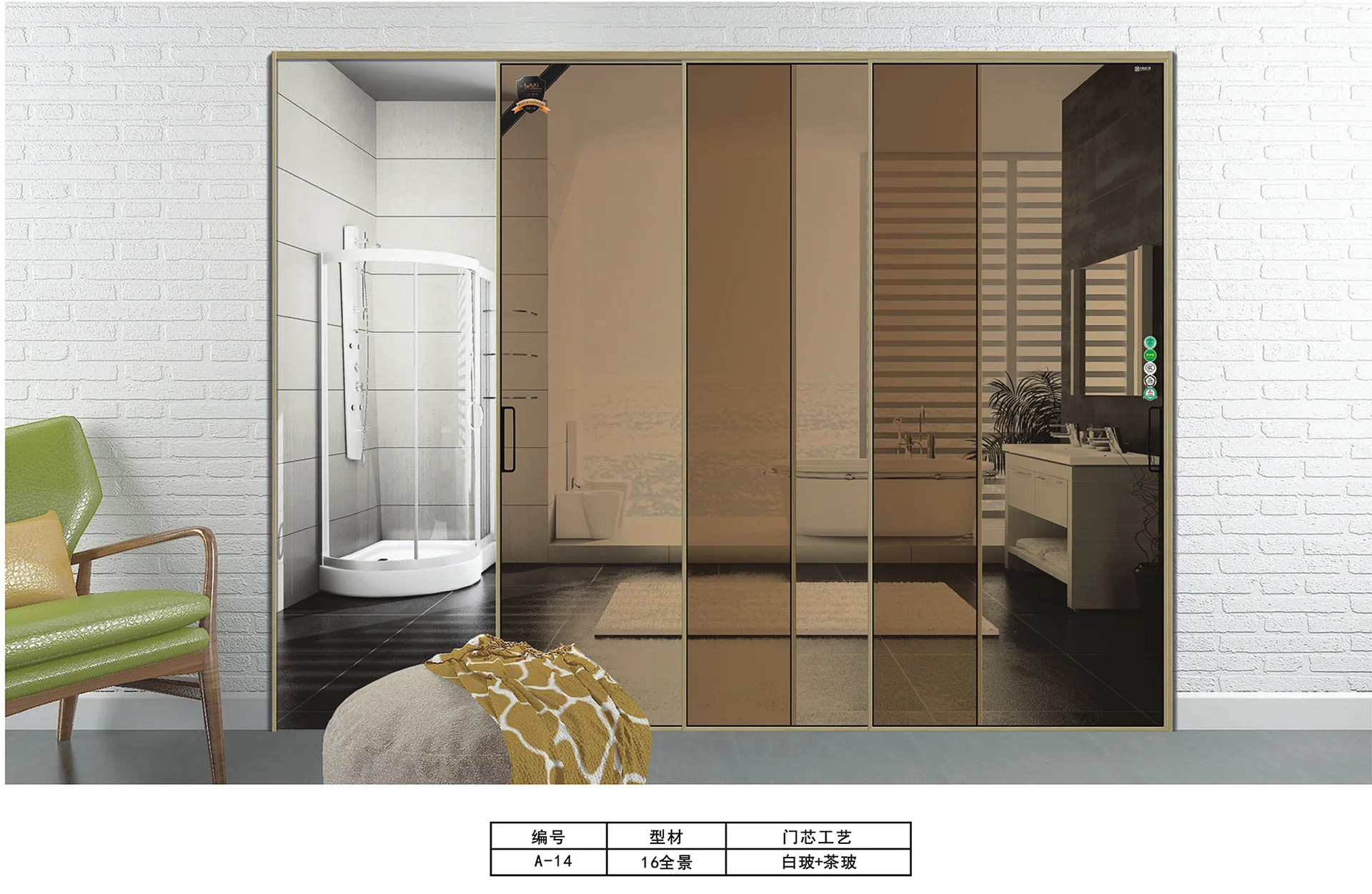 America Standard Aluminum Folding Door 90 Degree Corner Bi-folding Patio Doors For Mountain House / Condo