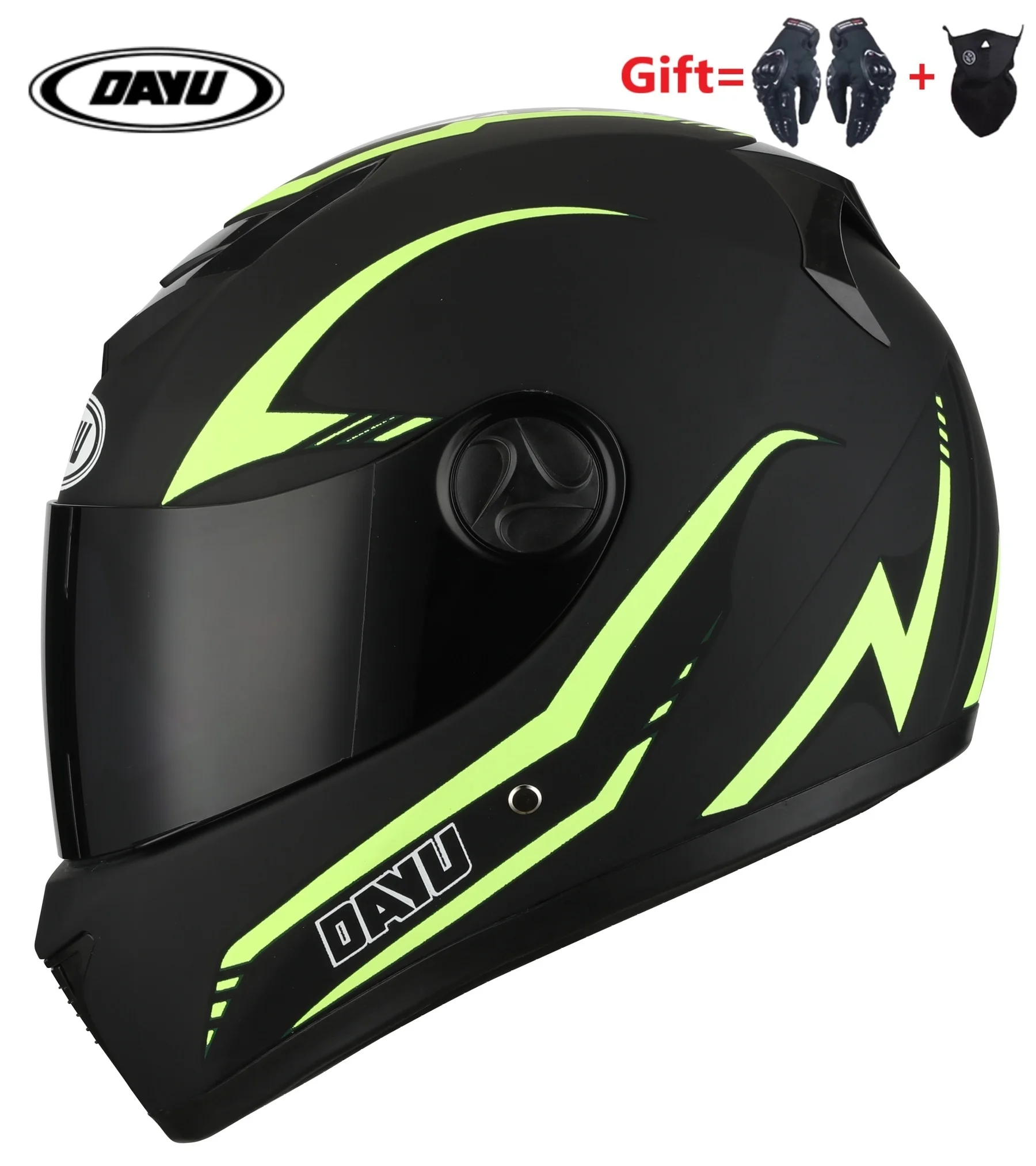 Motorcycle Helmet With Dual Lens Full Face Motorbike Helmet Double Visors Dirt Bike Helmets For man