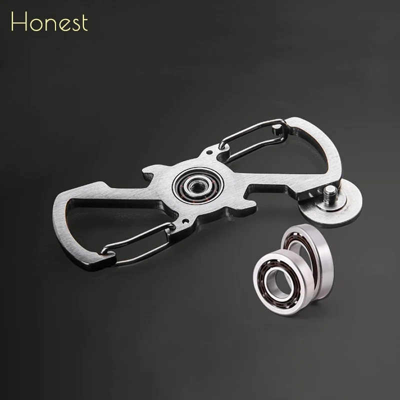 Creative Men Keychain Tool Metal Gyro Car Key Chain Bottle Opener Key Ring Holder Bag Charm Jewelry Accessories Best Gift