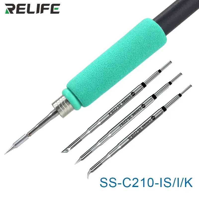 C210 Integrated Soldering Iron Tip S210 Heating Core Efficient Heat Conduction for JBC Sugon Aifen T210 T26 A9 Soldering station