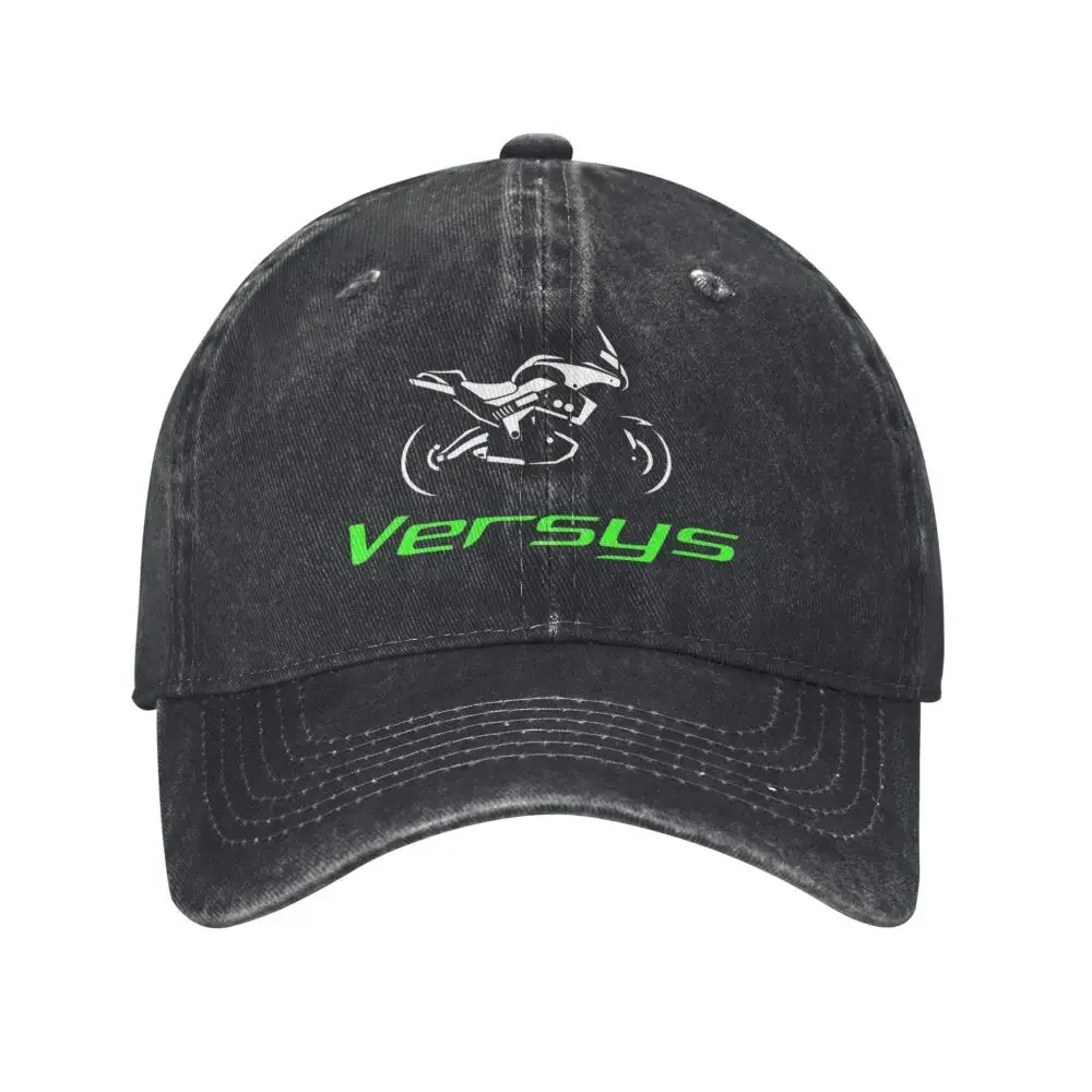 Kawasaki-VERSYS Baseball Cap Men Women Snapback Trucker Fashion Mesh Hat Outdoor Sport Running Adjustable Gift