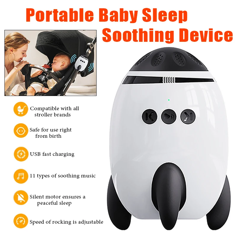 Máquina de Som Portátil para Bebês com Sons Naturais Relaxantes, Bluetooth, Ruído Branco, Dispositivo Calmante Leve e Portátil para Bebês