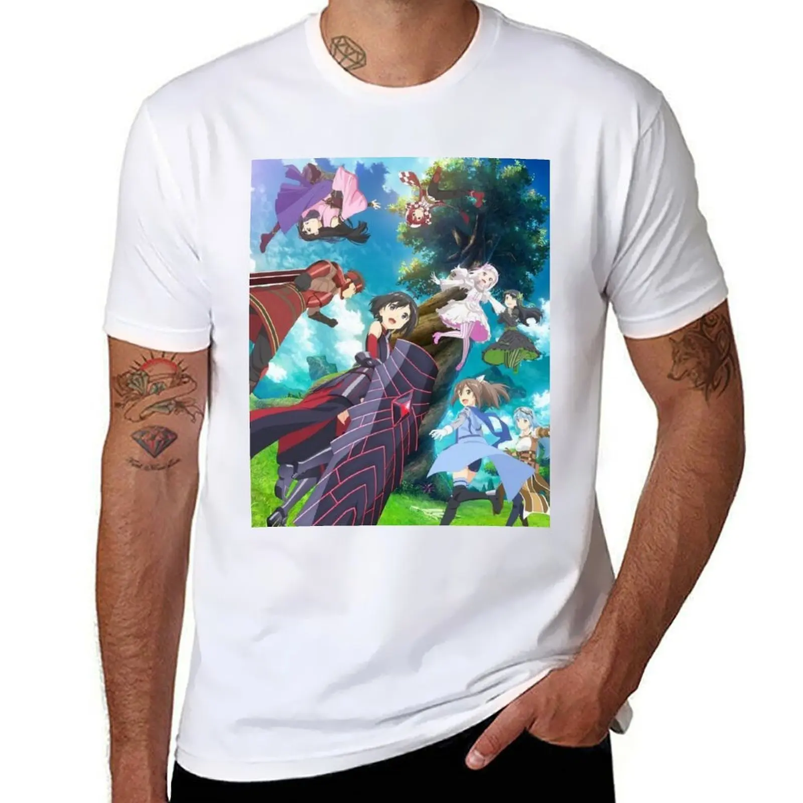 

BOFURI: I Don't Want to Get Hurt, so I'll Max Out My Defense 3 T-Shirt man t shirt graphic t shirts for man graphic tees T-Shirt
