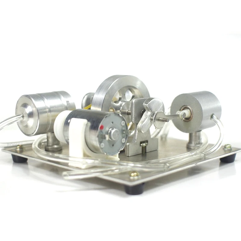 New Steam Engine Model Can Be Changed To The Generator Usb Charging Displacement 1.4ml Stirling Engine Model Teaching Gift