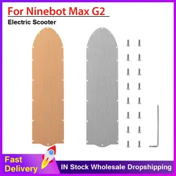 Stainless Battery Bottom Cover For Segway Ninebot Max G2 G65 Electric Scooter Chassis Shield Protection Cover Repair Parts